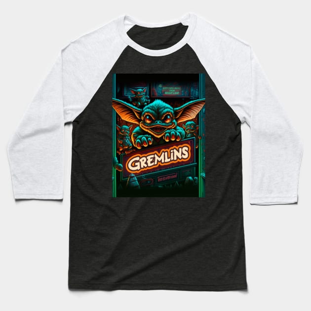 Gremlins Baseball T-Shirt by theusher